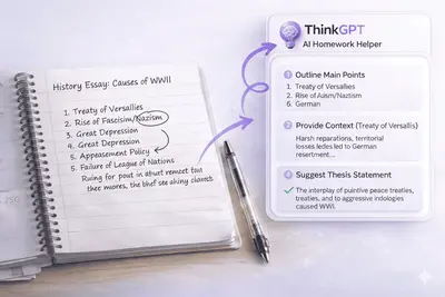 AI Homework Helper providing step-by-step assignment solutions for students